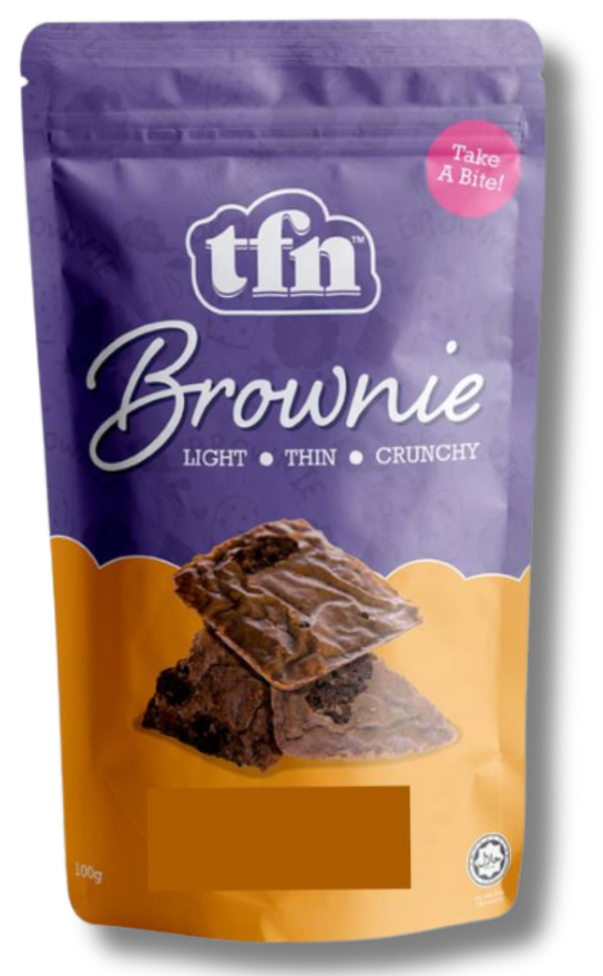 TFN Brownie Banana - crunchy halal chocolate snack